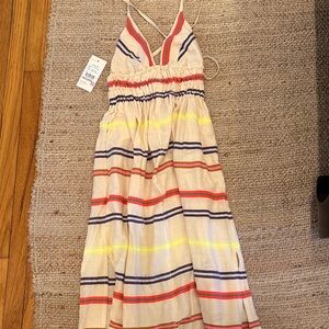 Lemlem Multicolor Striped Backless Dress